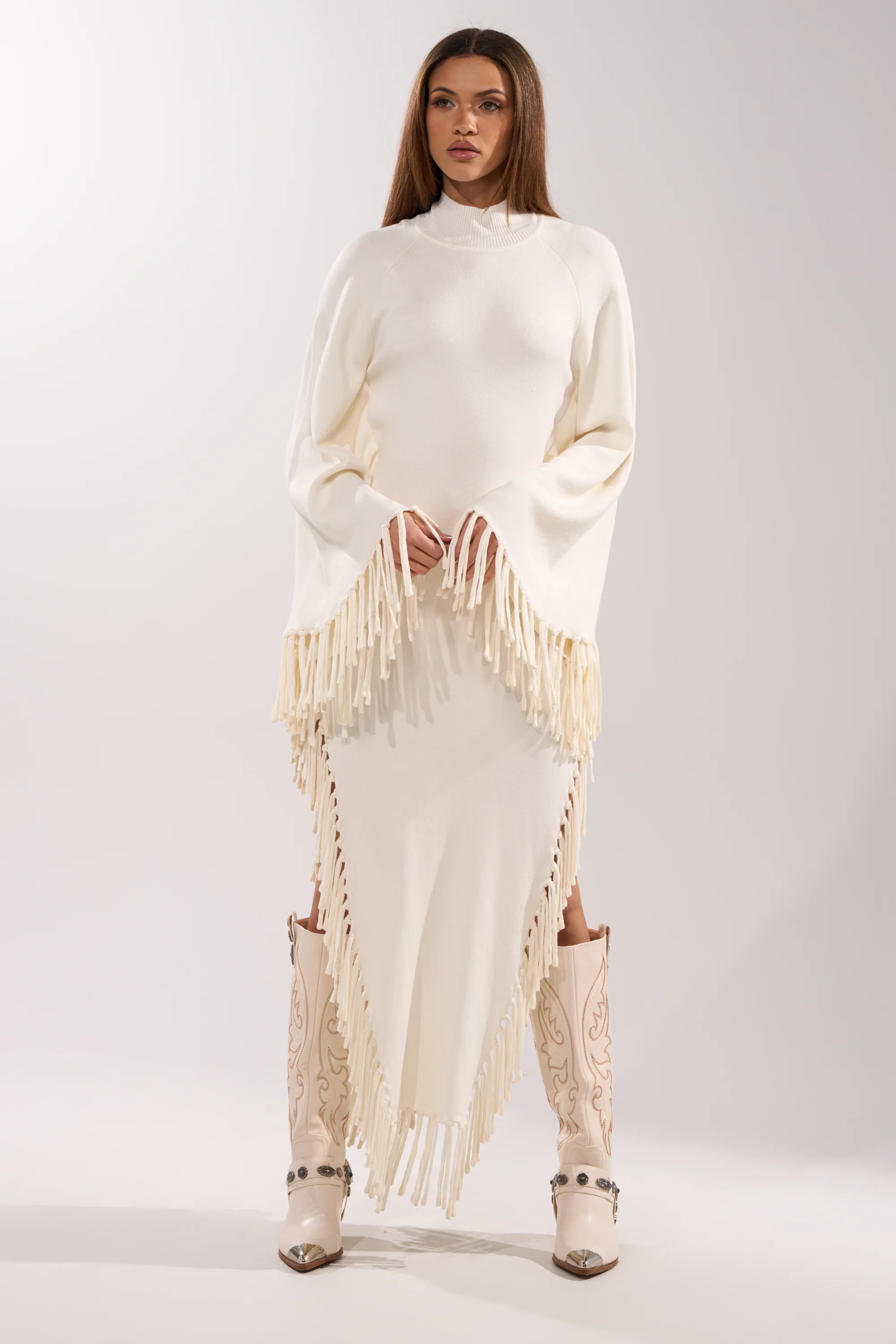 SWEATER WEATHER KNIT MIDI DRESS - Image 3