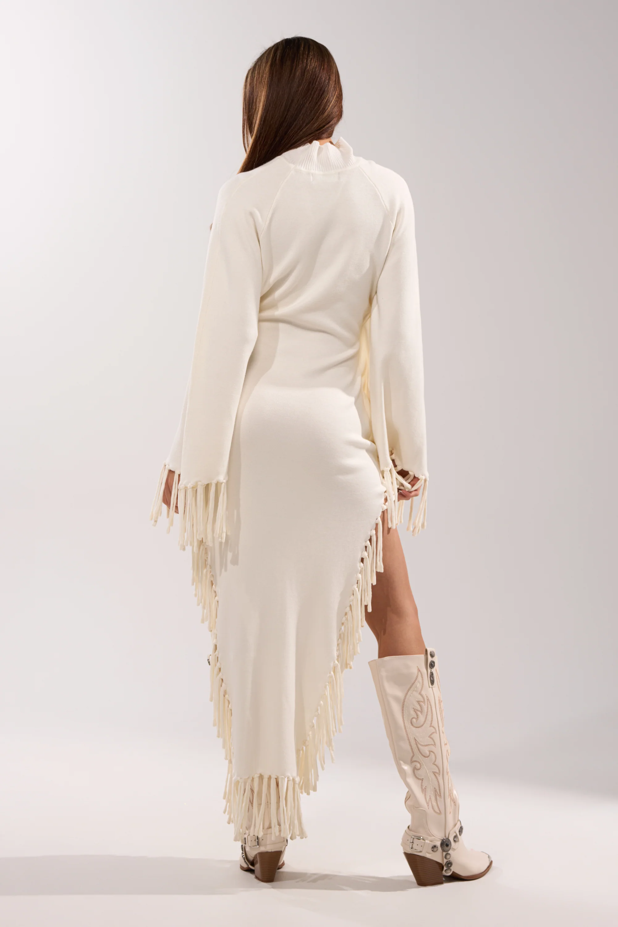 SWEATER WEATHER KNIT MIDI DRESS - Image 6