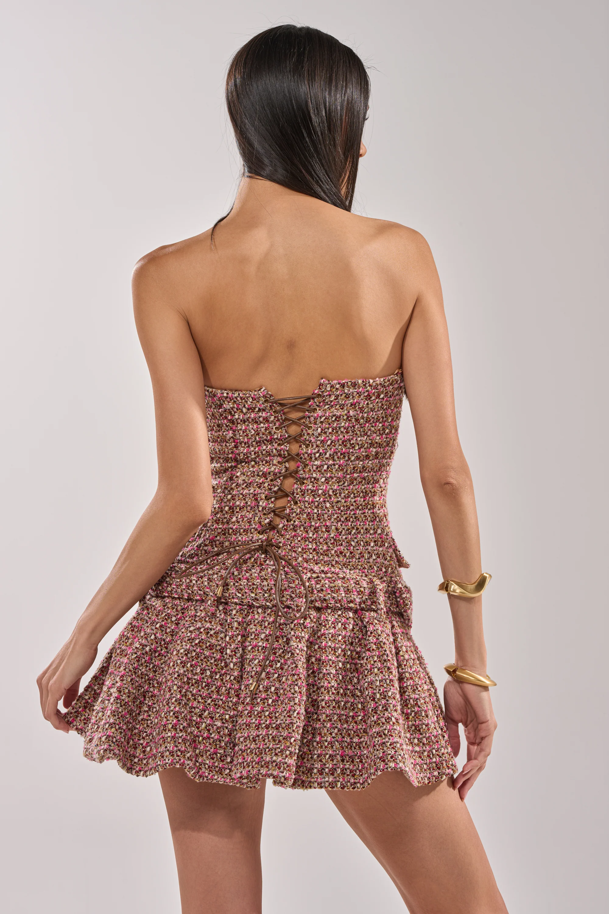 SWEET CAROLINE MINI TWEED DRESS - Image 4