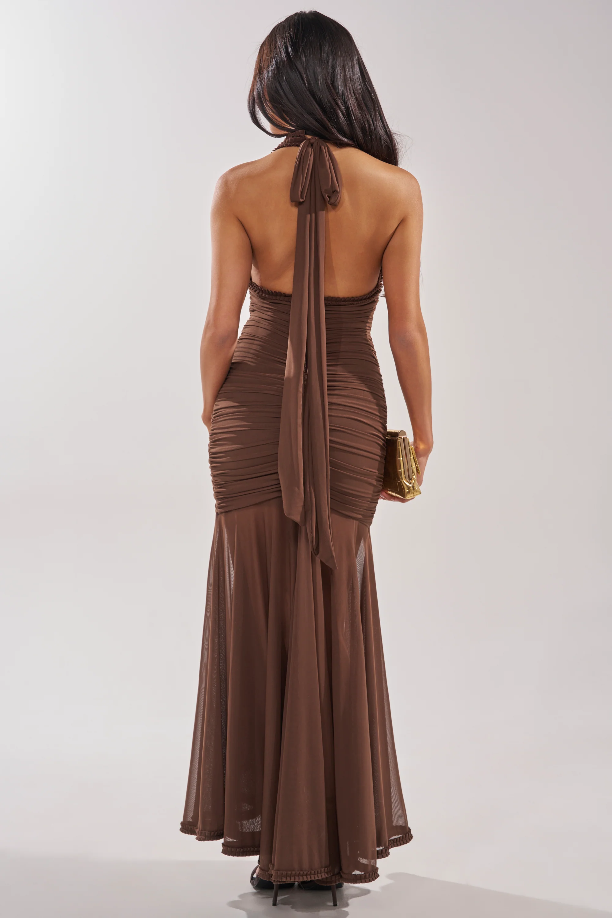 SWEET SUNSET MESH MAXI DRESS - Image 5