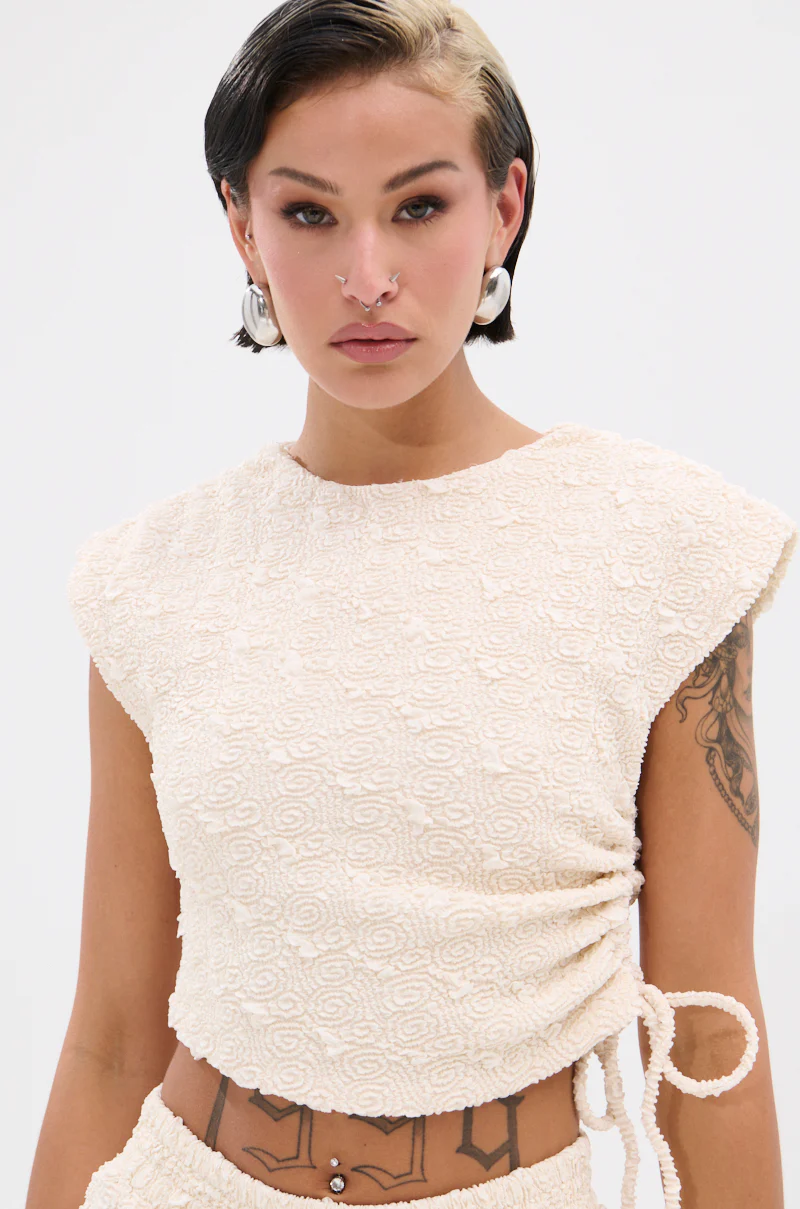 SYDNEY TEXTURED BLOUSE - Image 4