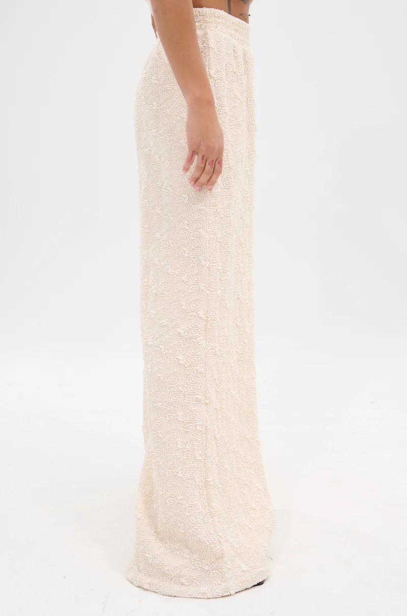 SYDNEY TEXTURED PALAZZO PANT - Image 3