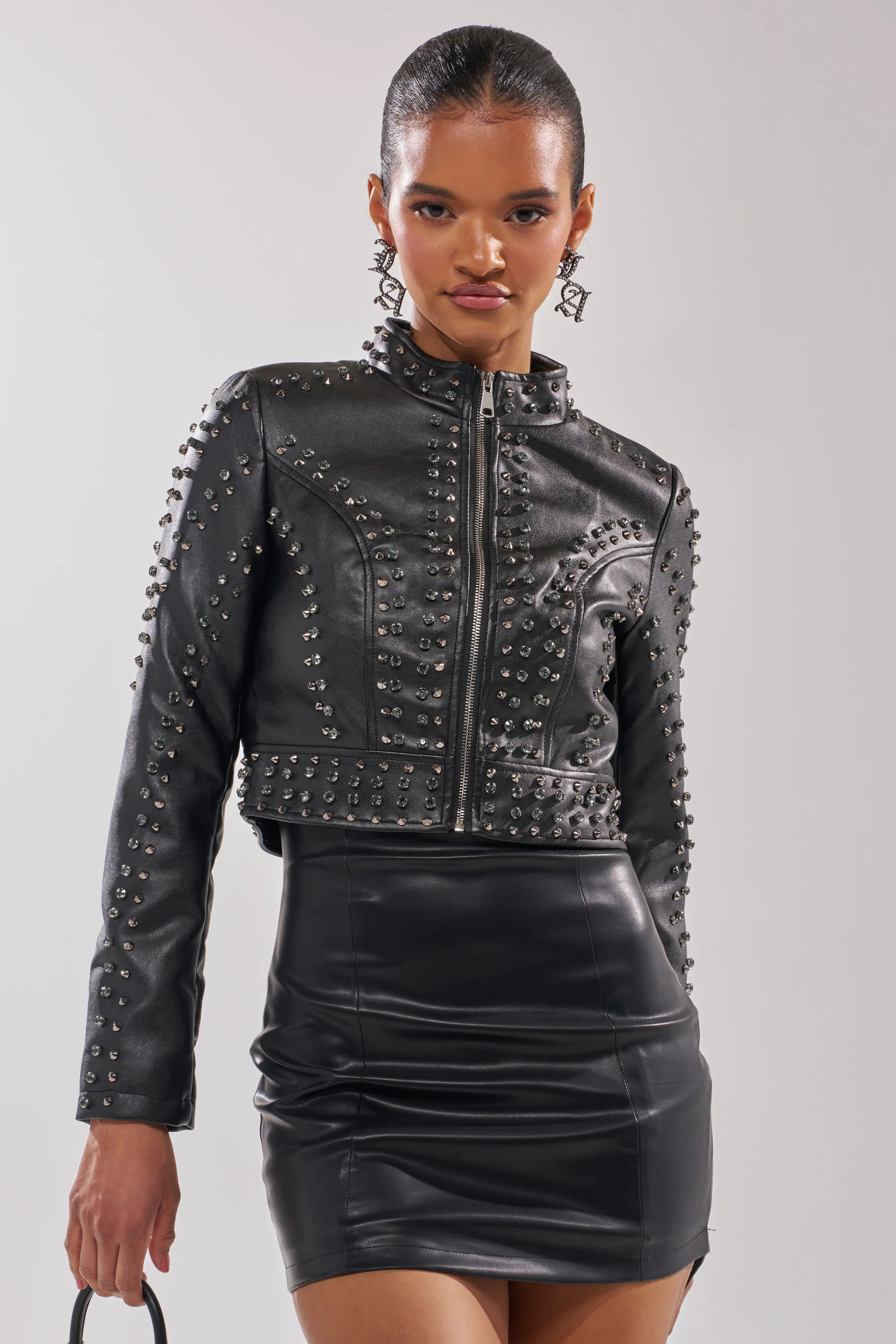 SYLVIE STUDDED MOTO