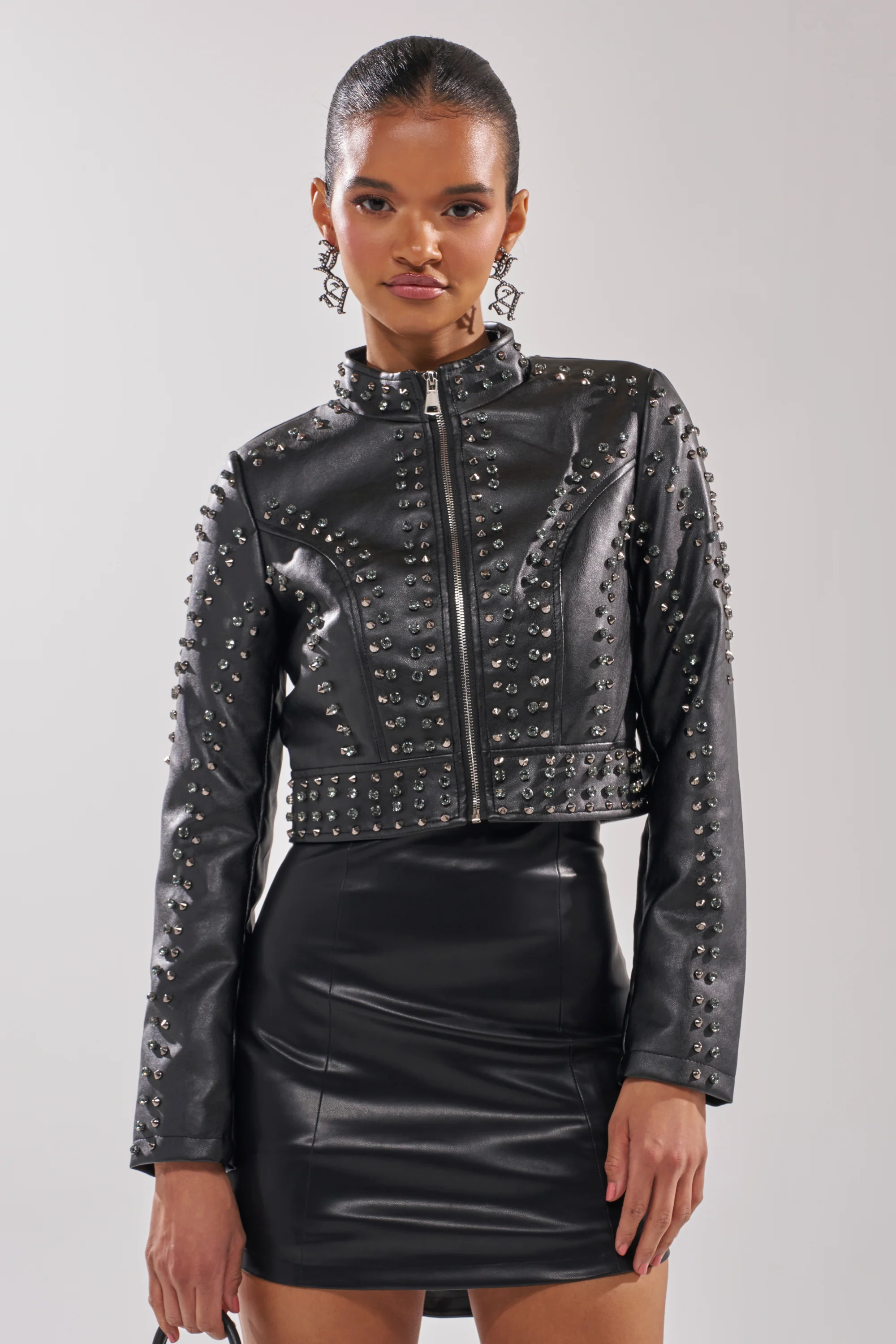 SYLVIE STUDDED MOTO - Image 4