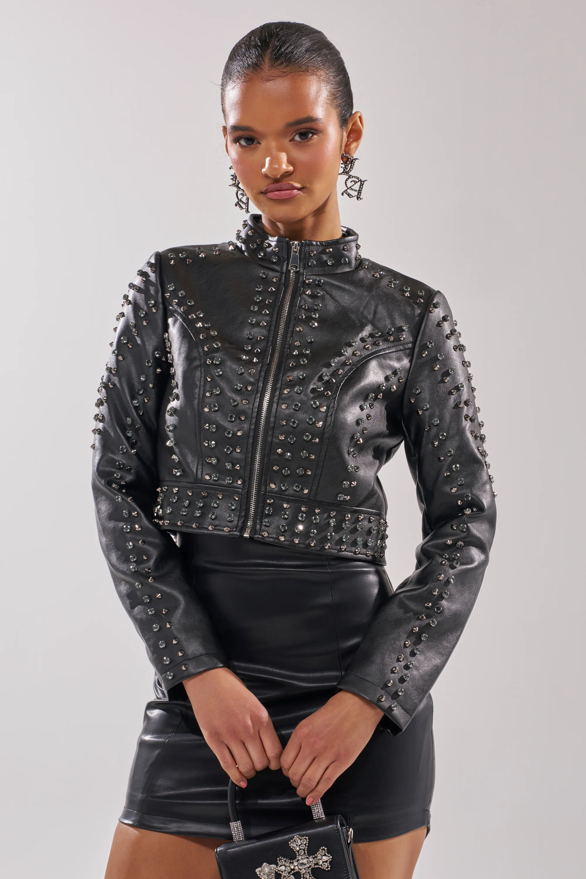 SYLVIE STUDDED MOTO - Image 5