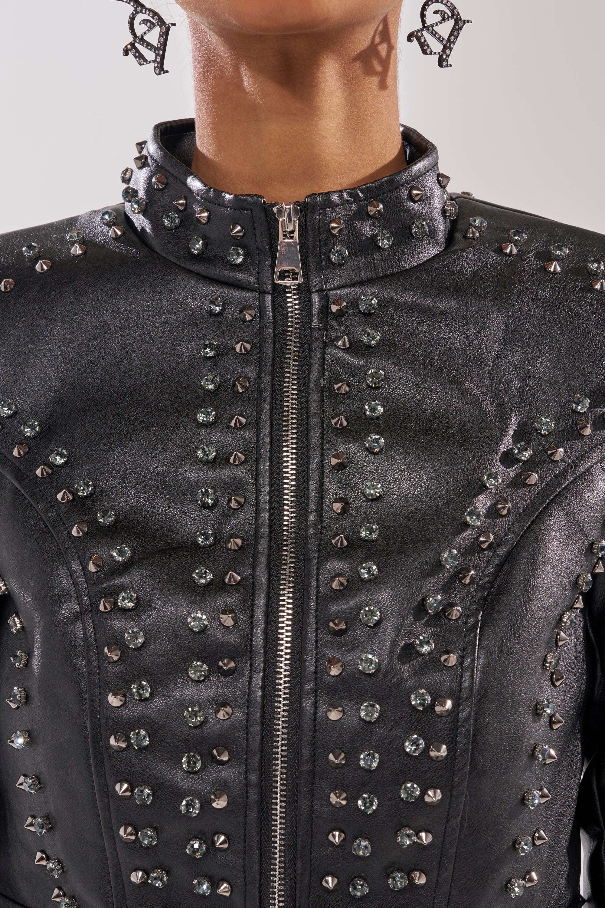 SYLVIE STUDDED MOTO - Image 9