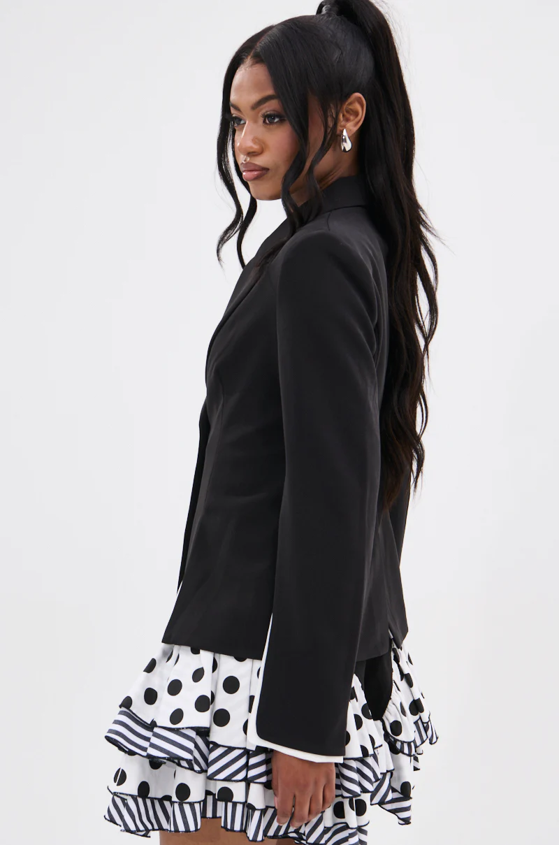 TAKE A PEEK DOUBLE LAYER BLAZER - Image 4