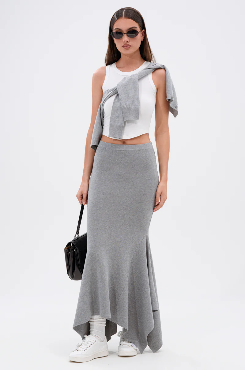 TAKE IT BACK KNIT MAXI SKIRT - Image 6
