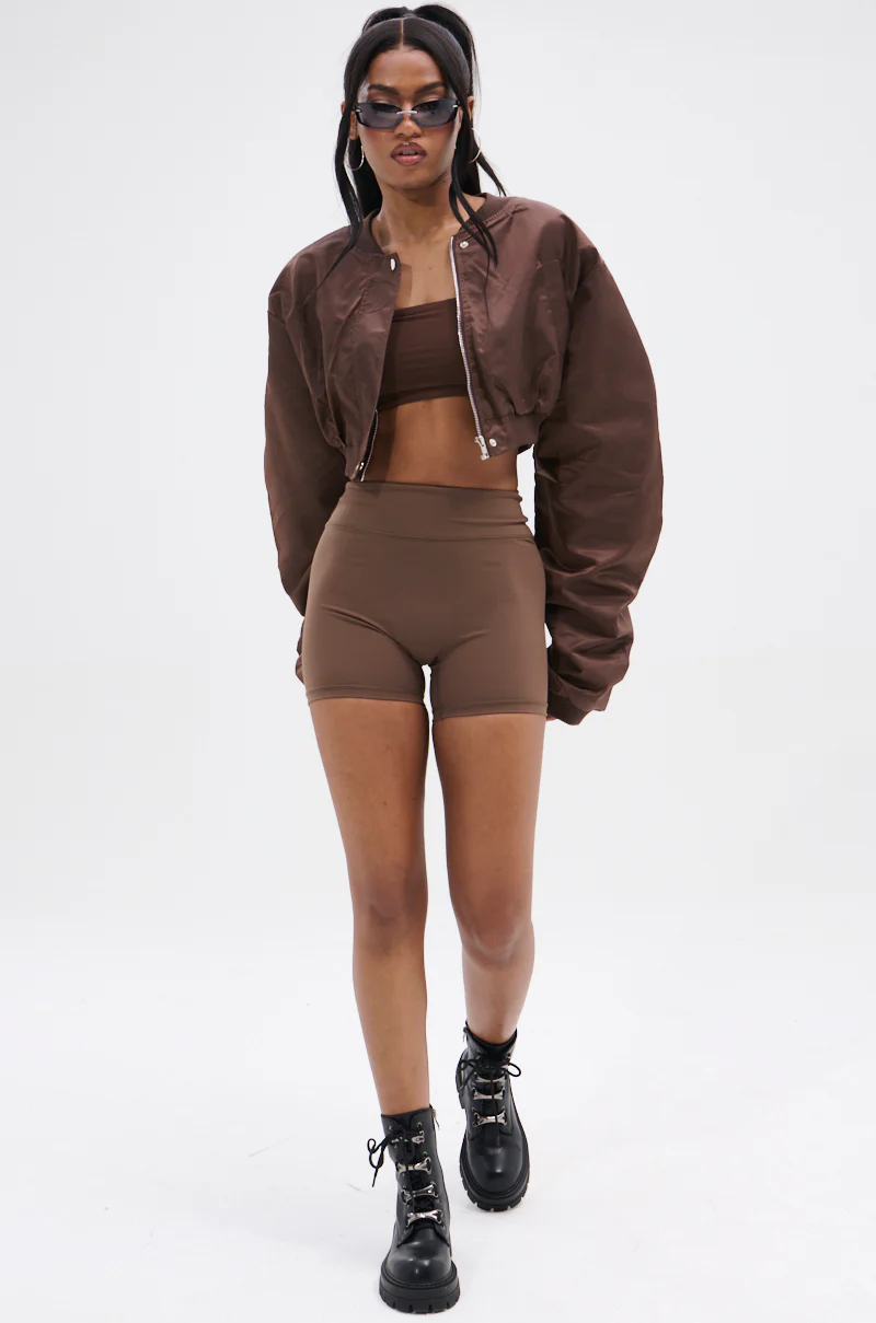 TAKE IT EASY CROPPED BOMBER - Image 9