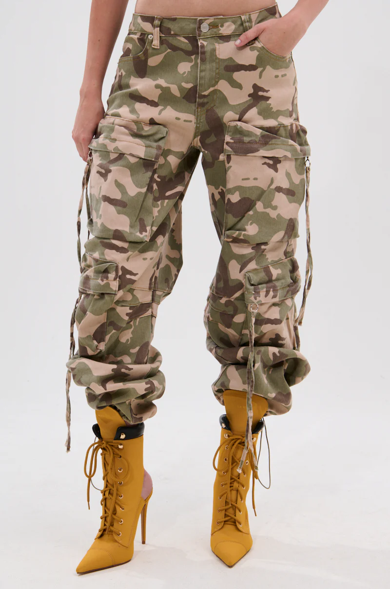 TAKE ME DOWN CAMO CARGO PANT