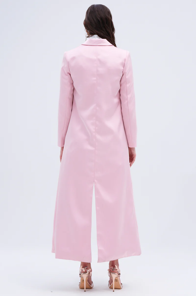TAKE ME EVERYWHERE SATIN TRENCH - Image 7