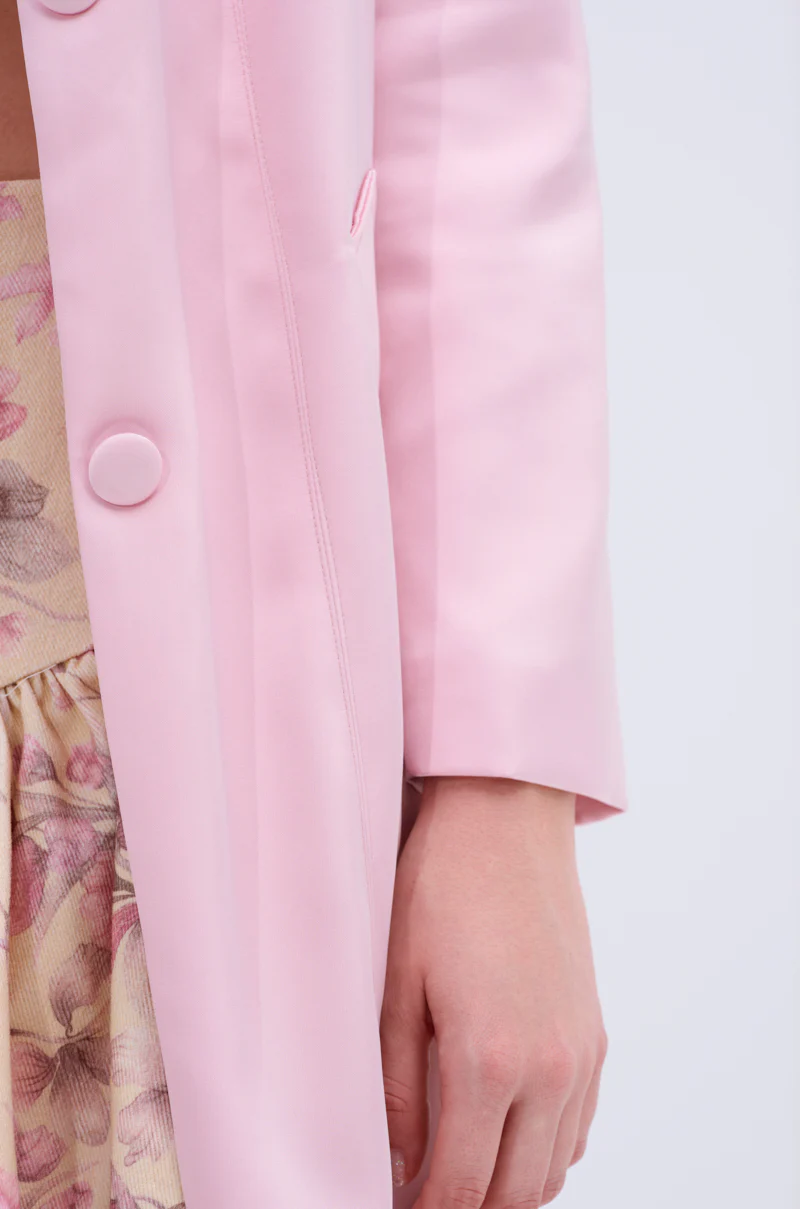 TAKE ME EVERYWHERE SATIN TRENCH - Image 8