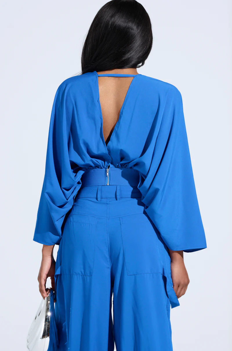 TALK ABOUT ME BLUE BLOUSE - Image 4