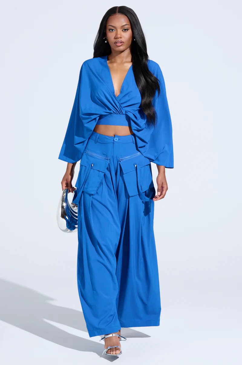 TALK ABOUT ME BLUE BLOUSE - Image 5