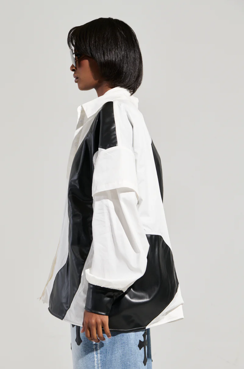 TALK LATER BUTTON DOWN TOP - Image 10