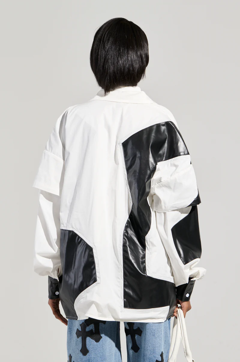 TALK LATER BUTTON DOWN TOP - Image 11