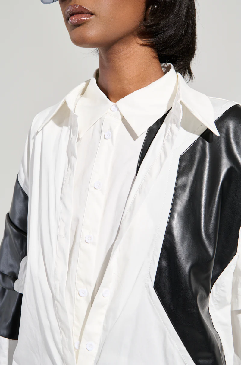 TALK LATER BUTTON DOWN TOP - Image 19