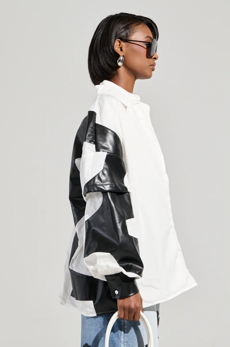 TALK LATER BUTTON DOWN TOP - Image 9