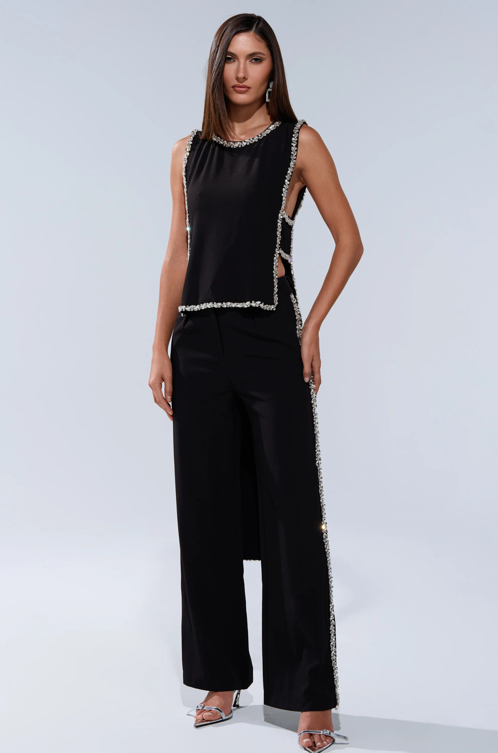 TALK TO ME BABY BLOUSE WITH RHINESTONE - Image 8