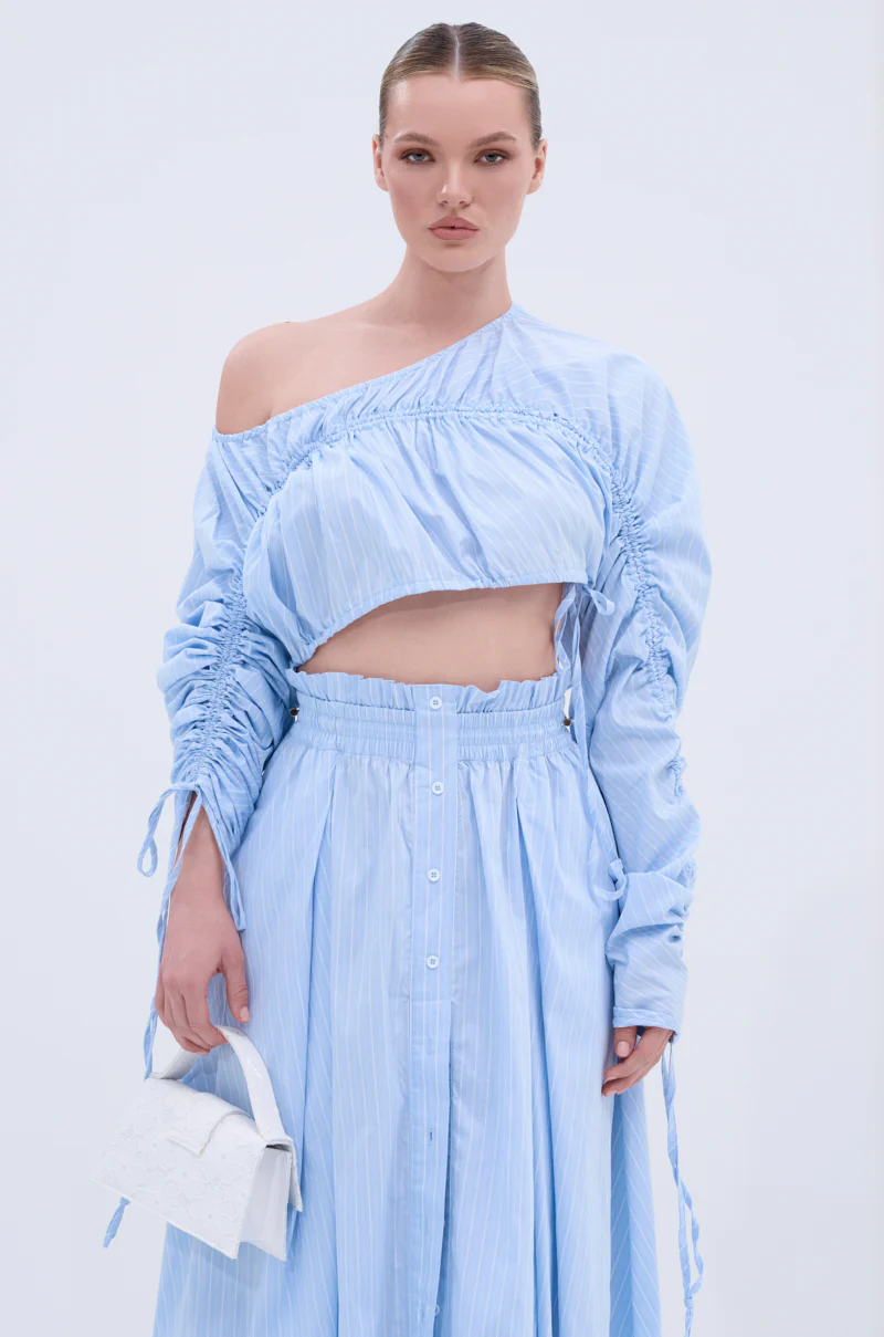 TALK TO ME CINCHED BLOUSE - Image 2