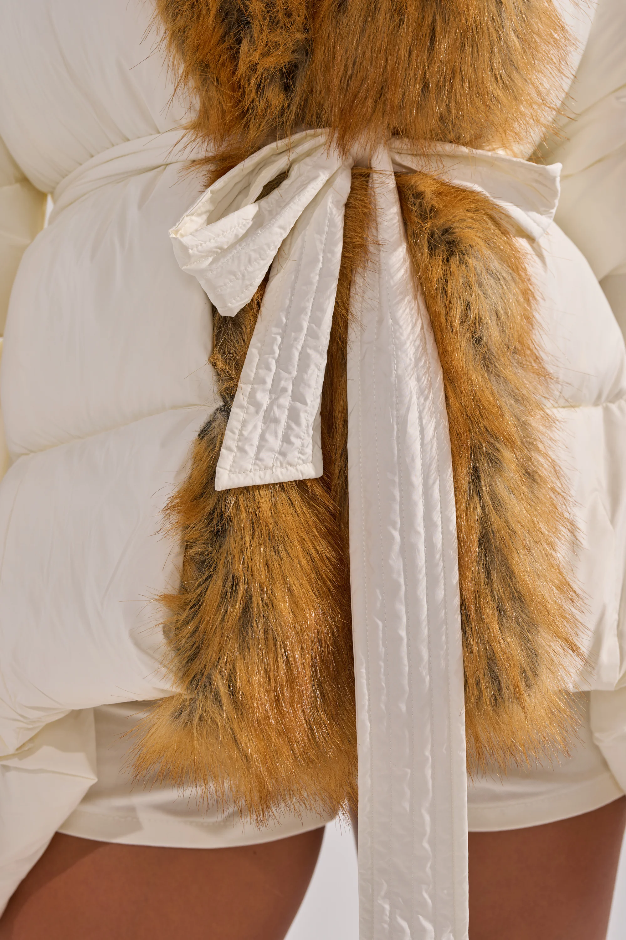 TALK TO ME NICE FUR TRIM PUFFER - Image 16