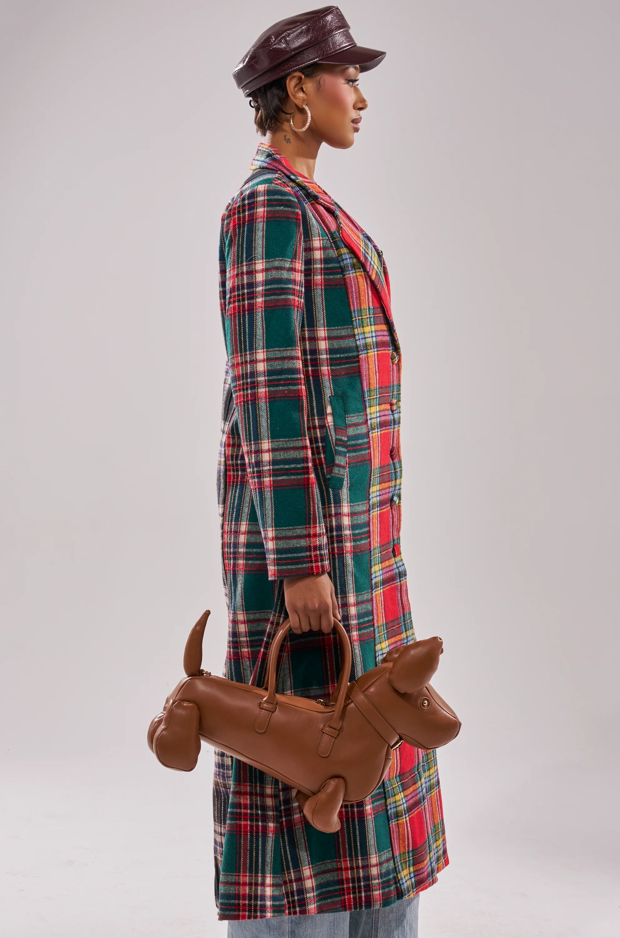 TALK TO ME NICE PATCHWORK TRENCH - Image 3