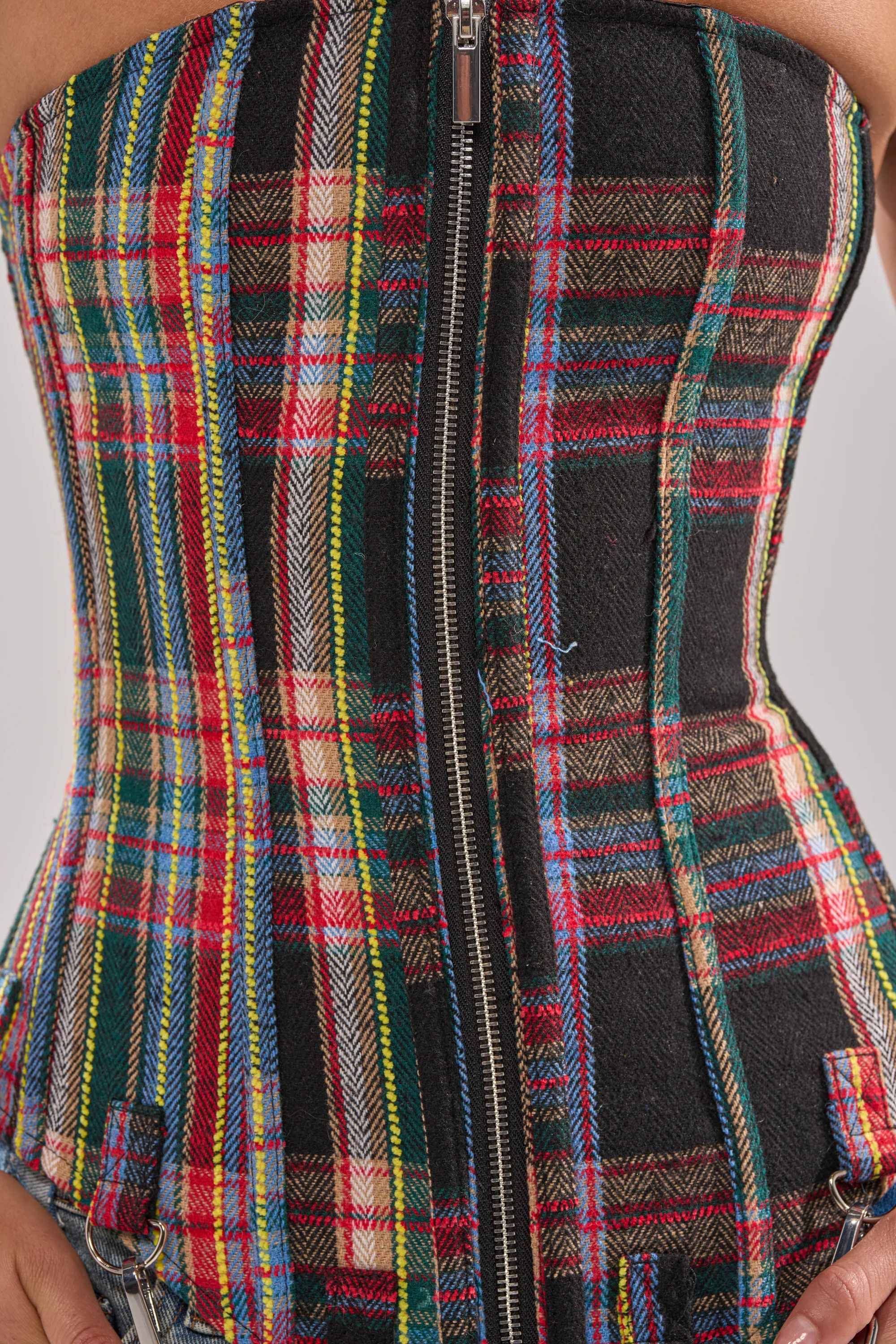 TALK TO ME NICE PLAID CORSET - Image 11