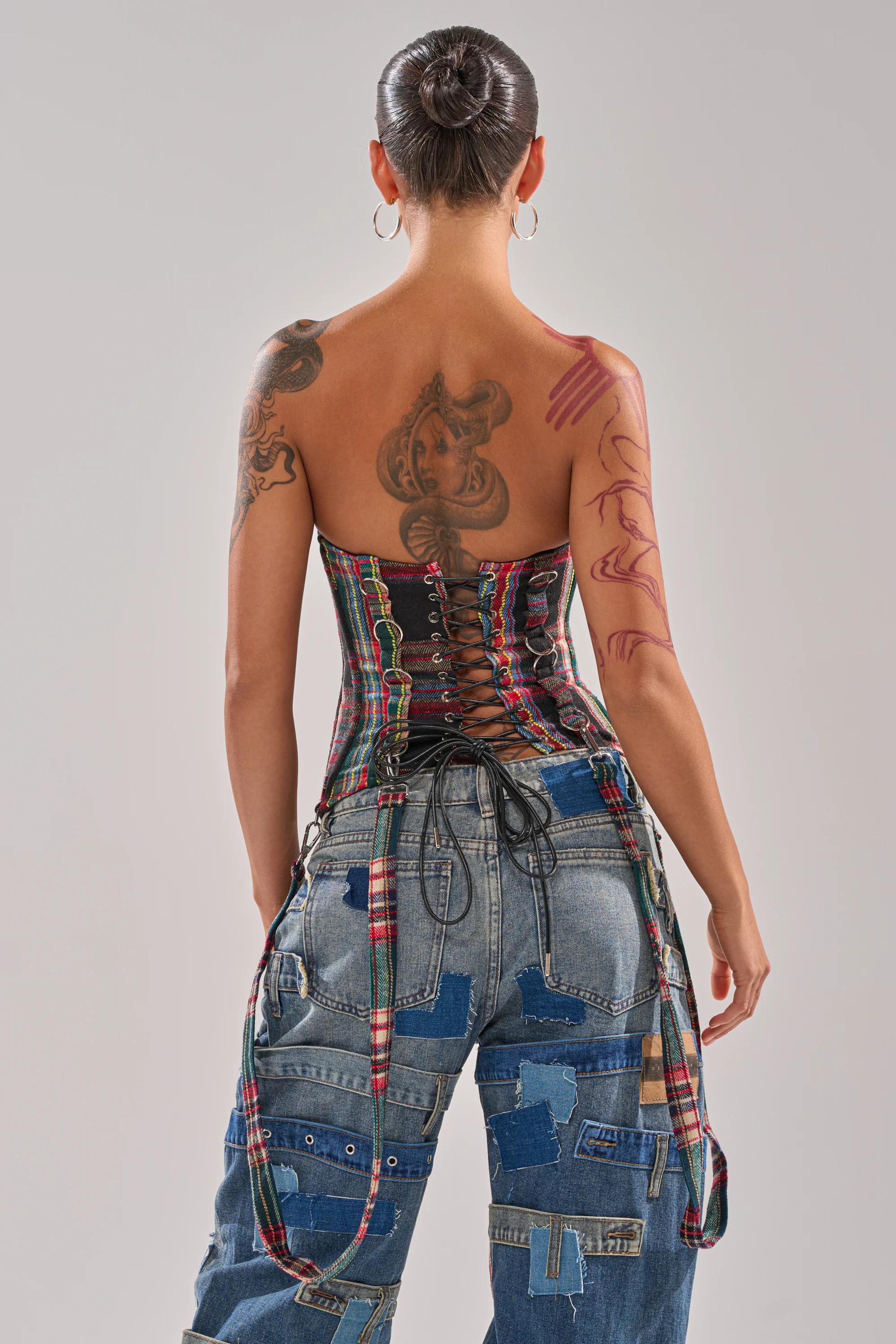 TALK TO ME NICE PLAID CORSET - Image 5