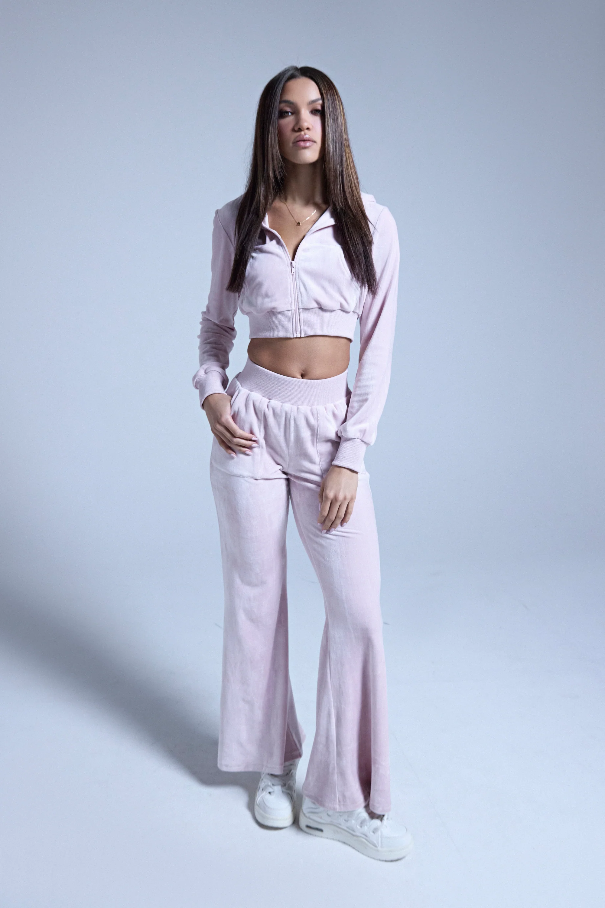 TAYLOR STRAIGHT LEG JOGGER IN PINK - Image 3