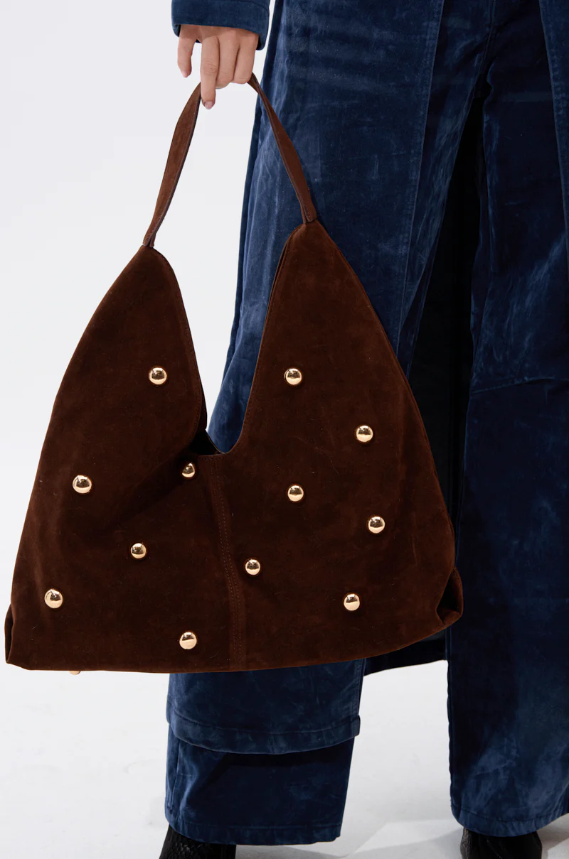 TAYLOR SUEDE BALL TOTE - Image 2