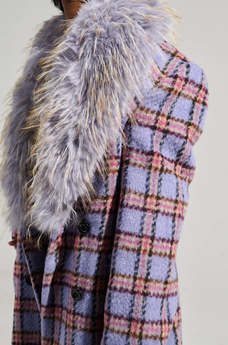 TEA FOR TWO FUR TRIM TRENCH - Image 8
