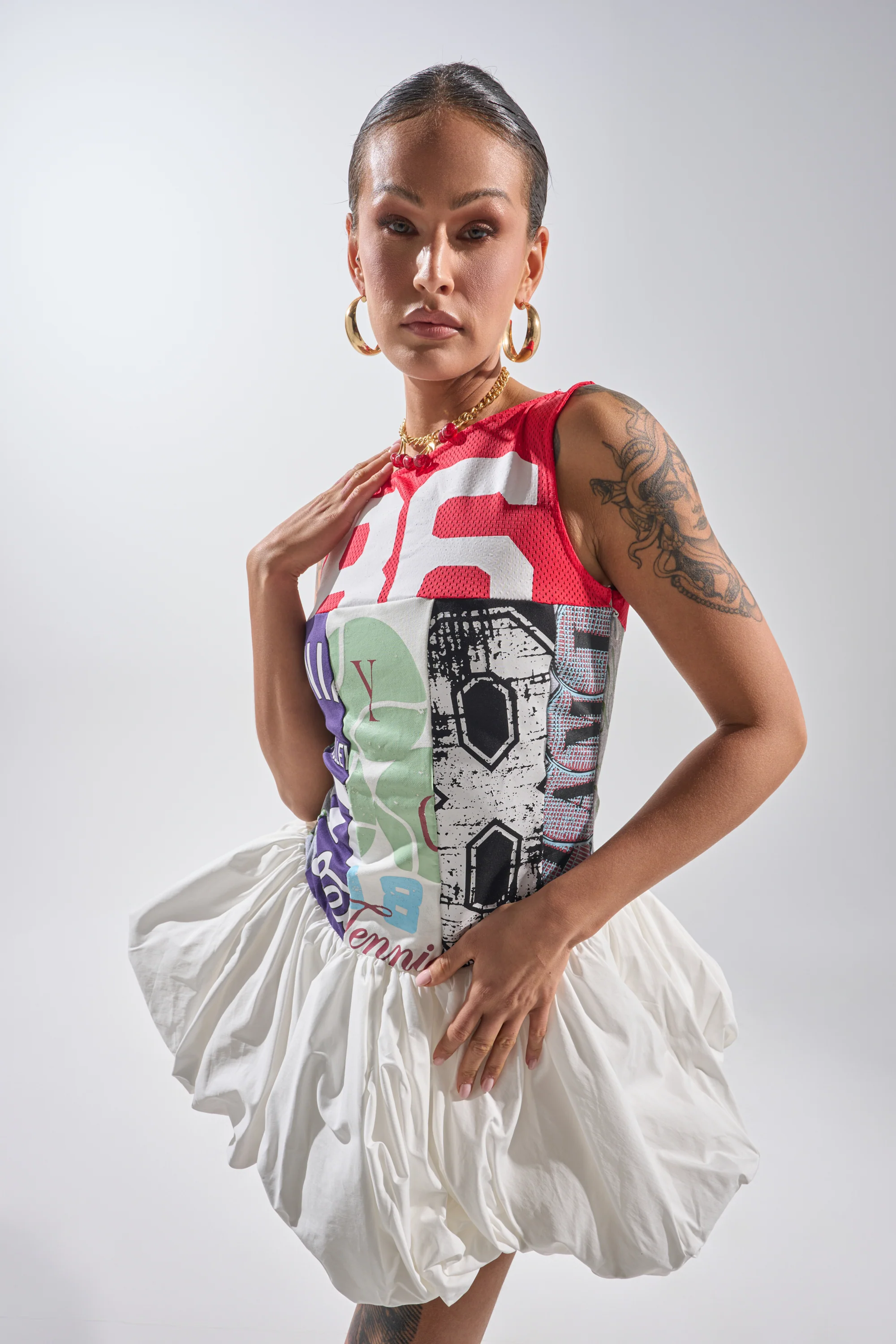 TEAM SPIRIT BUBBLE MINI DRESS - Image 2