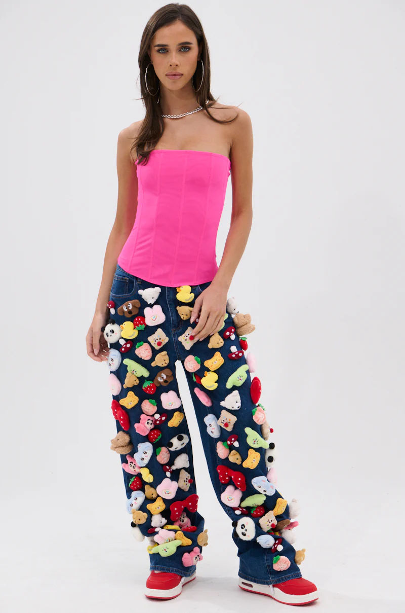 TEDDY BEAR DENIM PANT - Image 2