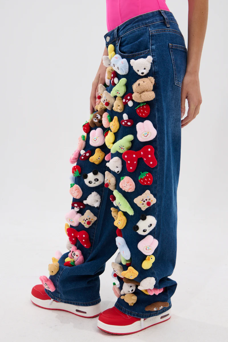 TEDDY BEAR DENIM PANT - Image 4