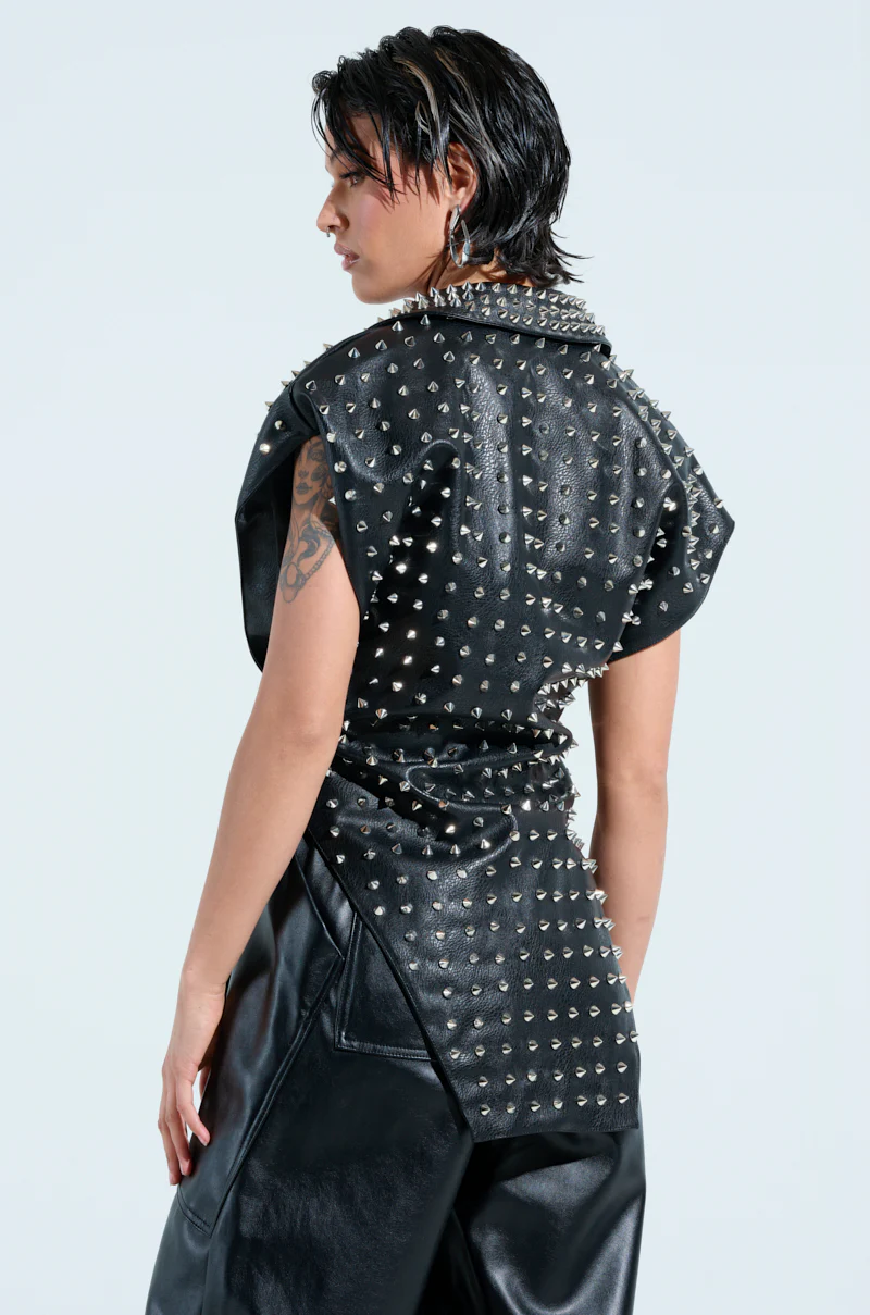 TELL ME ABOUT IT STUDDED VEST - Image 3