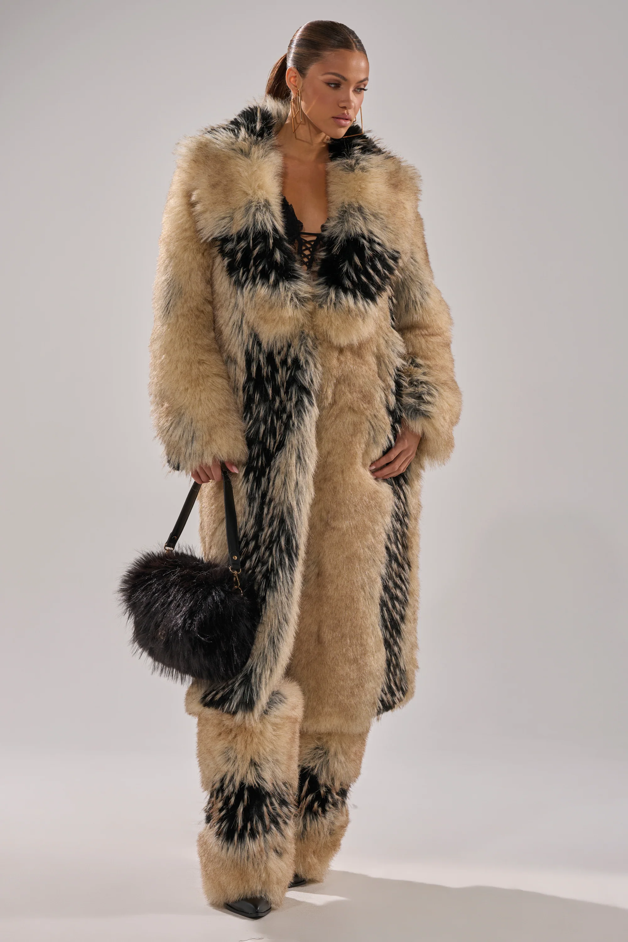TELLURIDE FAUX FUR IN TAN