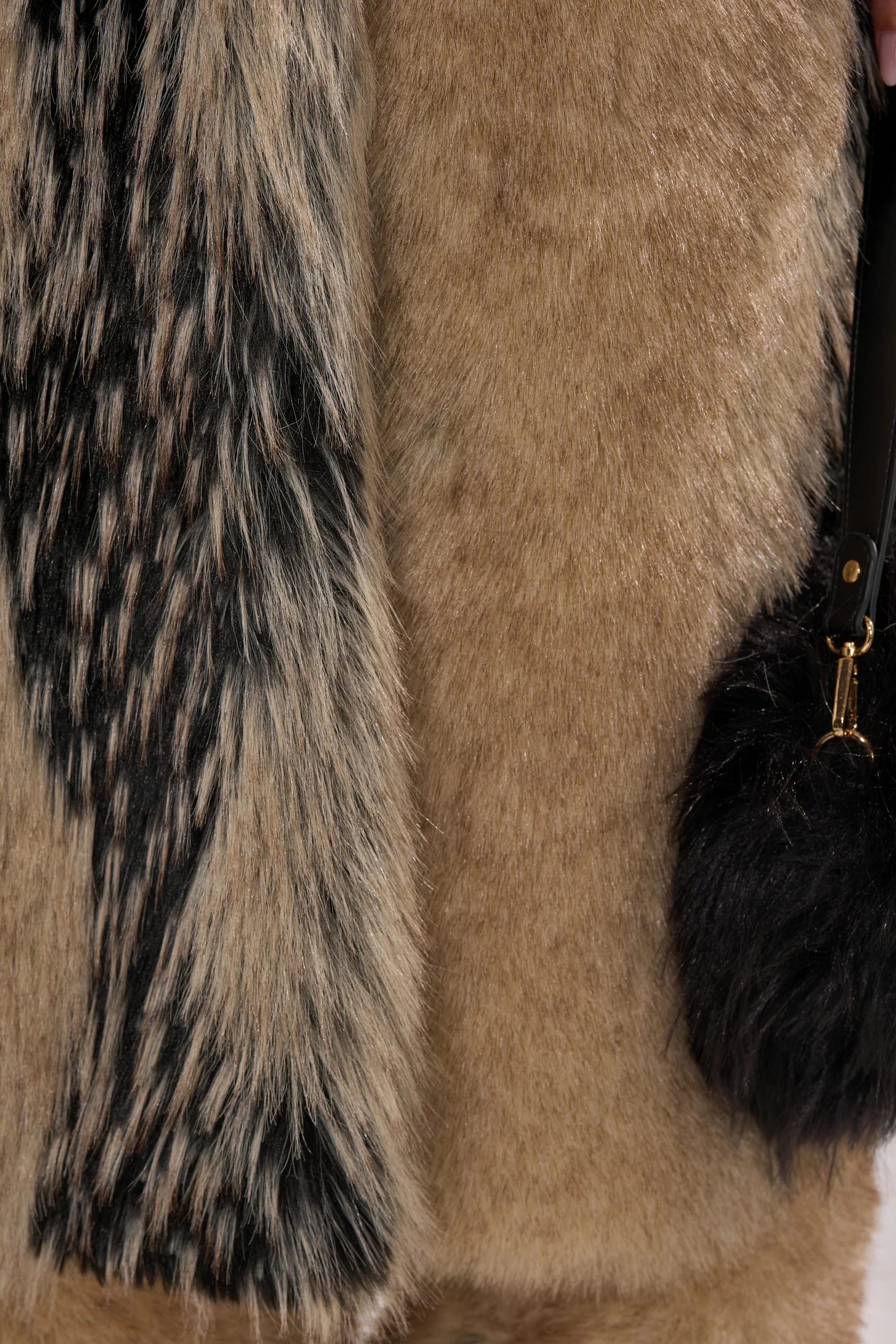 TELLURIDE FAUX FUR IN TAN - Image 9