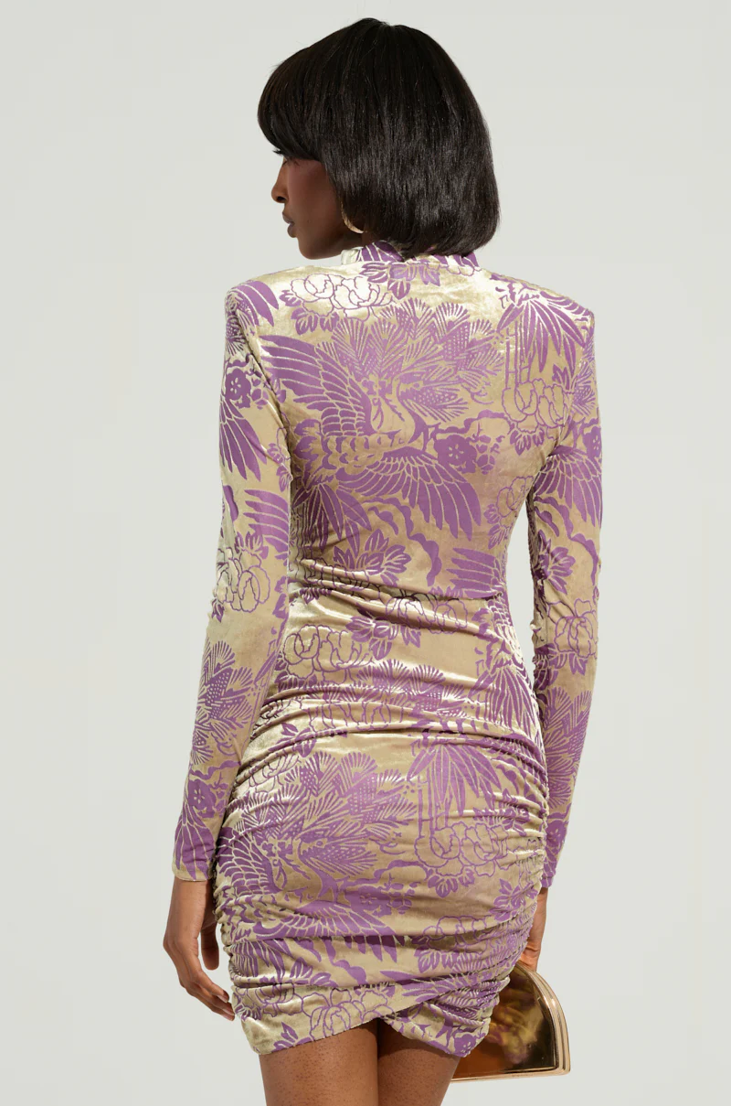 THANK YOU NEXT VELVET MINI DRESS - Image 5