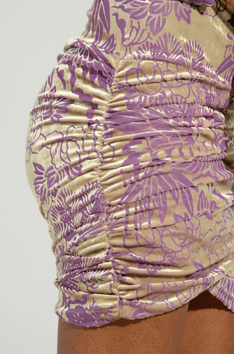 THANK YOU NEXT VELVET MINI DRESS - Image 8