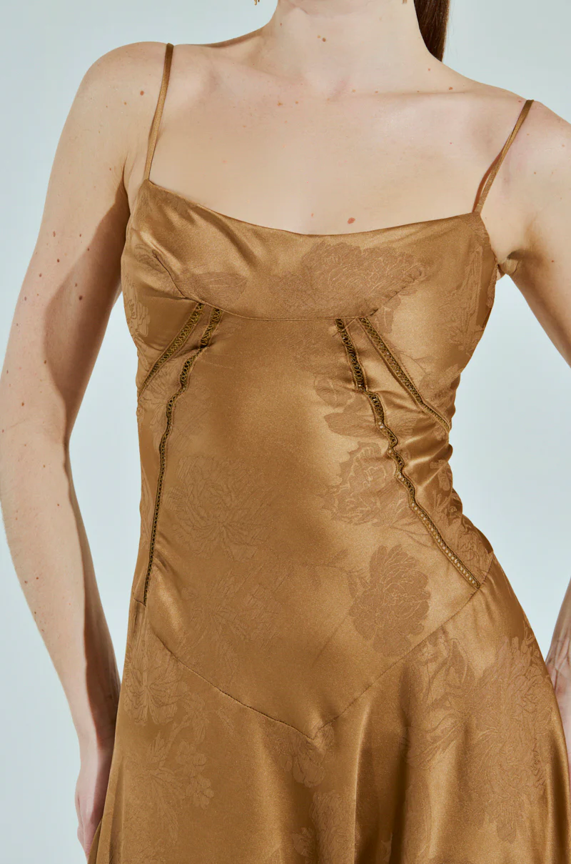 THAT GIRL SATIN MAXI DRESS - Image 6