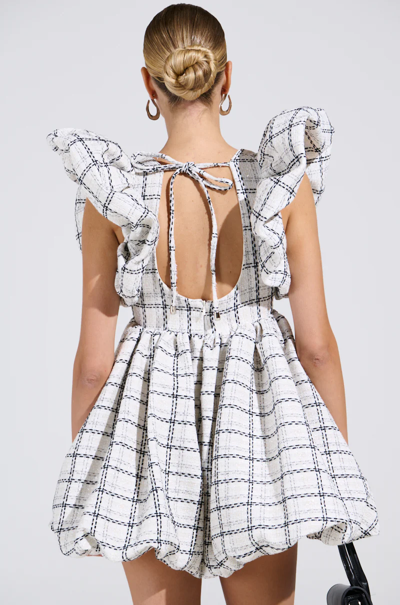 THAT GIRL TWEED MINI DRESS - Image 5