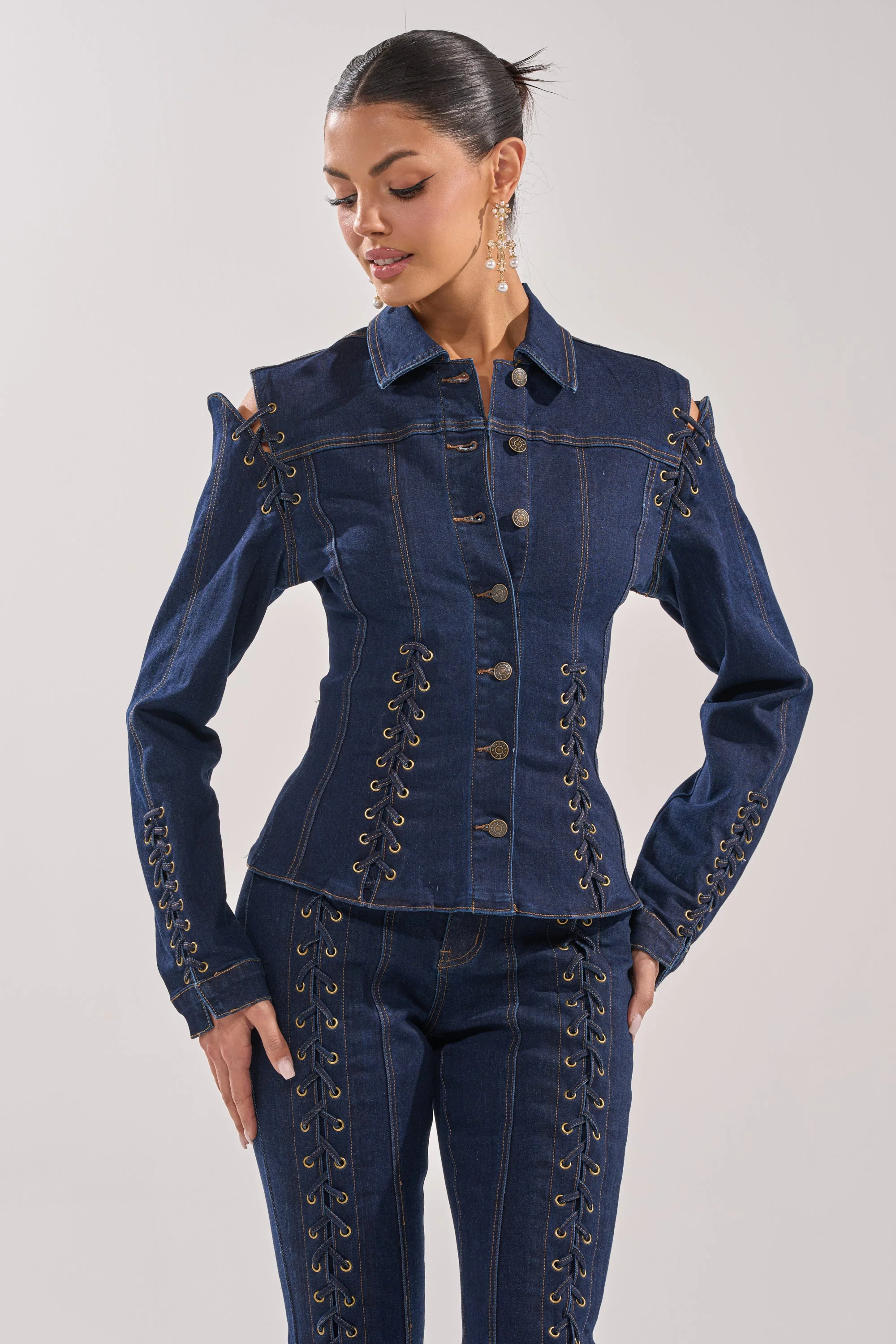 THATS ON ME BUTTON DOWN TOP - Image 2
