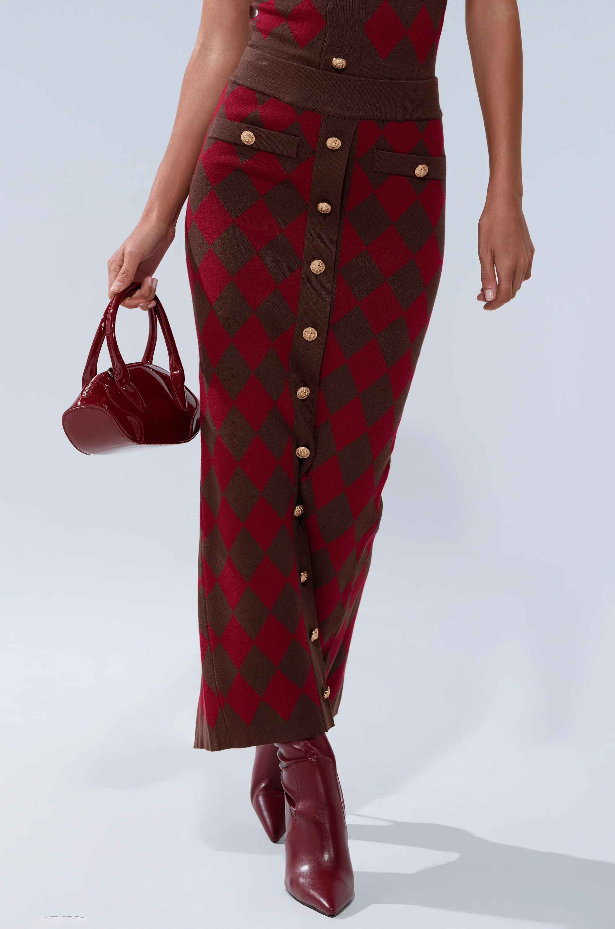 THE BEST PART OF THIS ABSTRACT MAXI SKIRT - Image 2