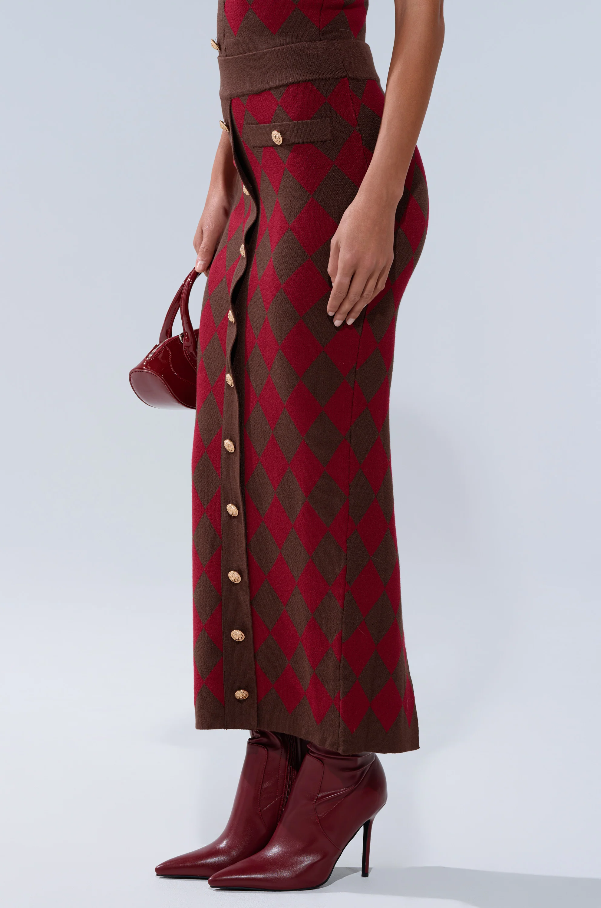 THE BEST PART OF THIS ABSTRACT MAXI SKIRT - Image 4