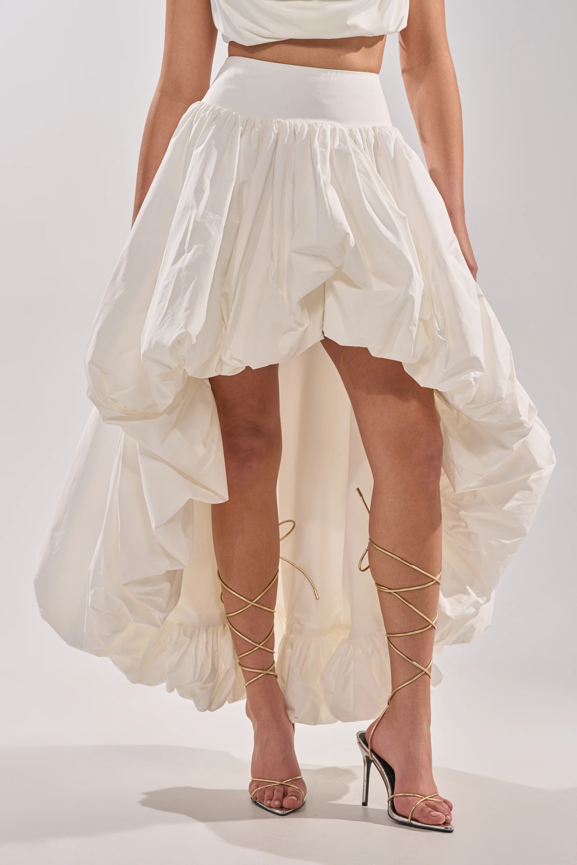 THE BIGGER THE BETTER HIGH LOW MAXI SKIRT