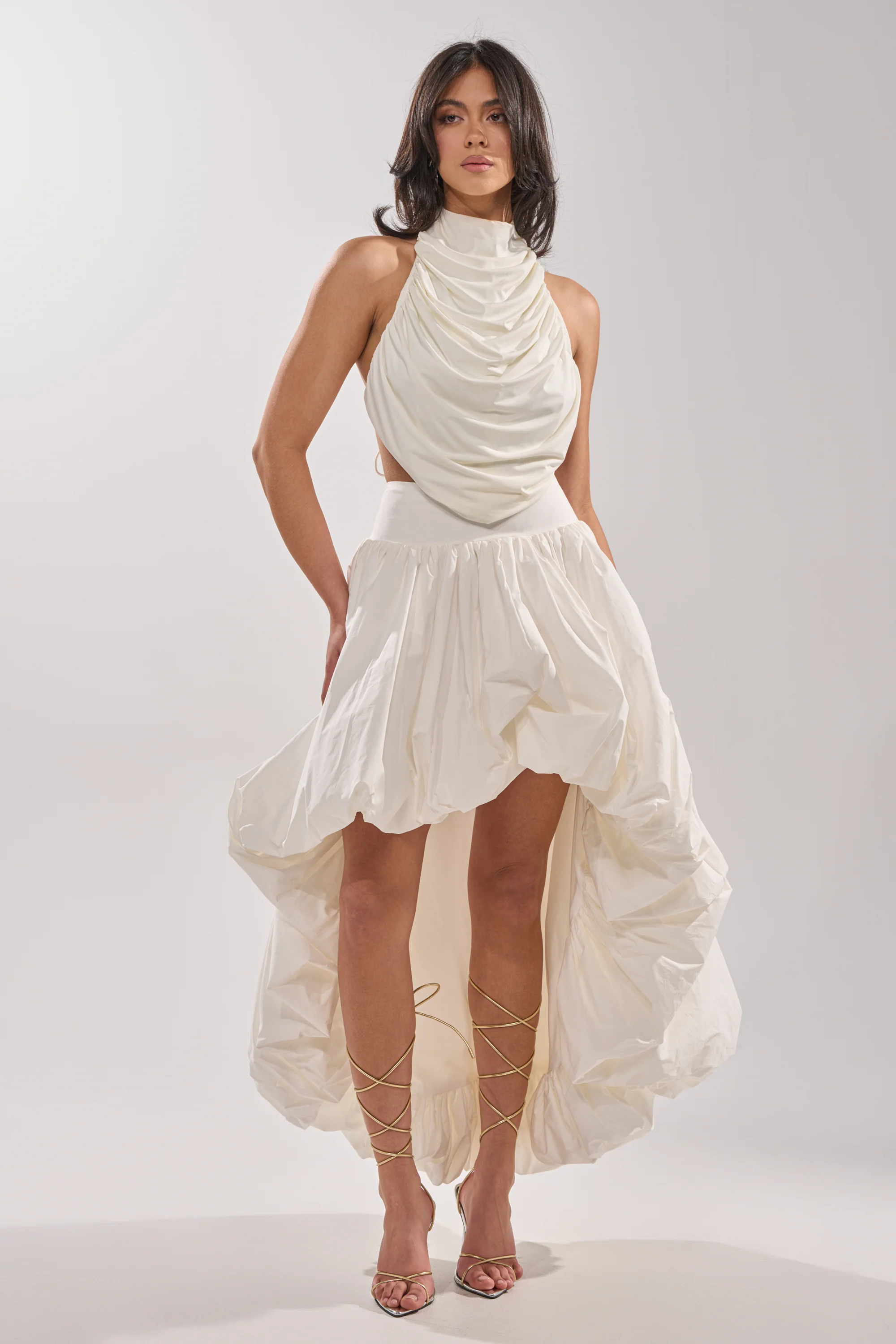 THE BIGGER THE BETTER HIGH LOW MAXI SKIRT - Image 7