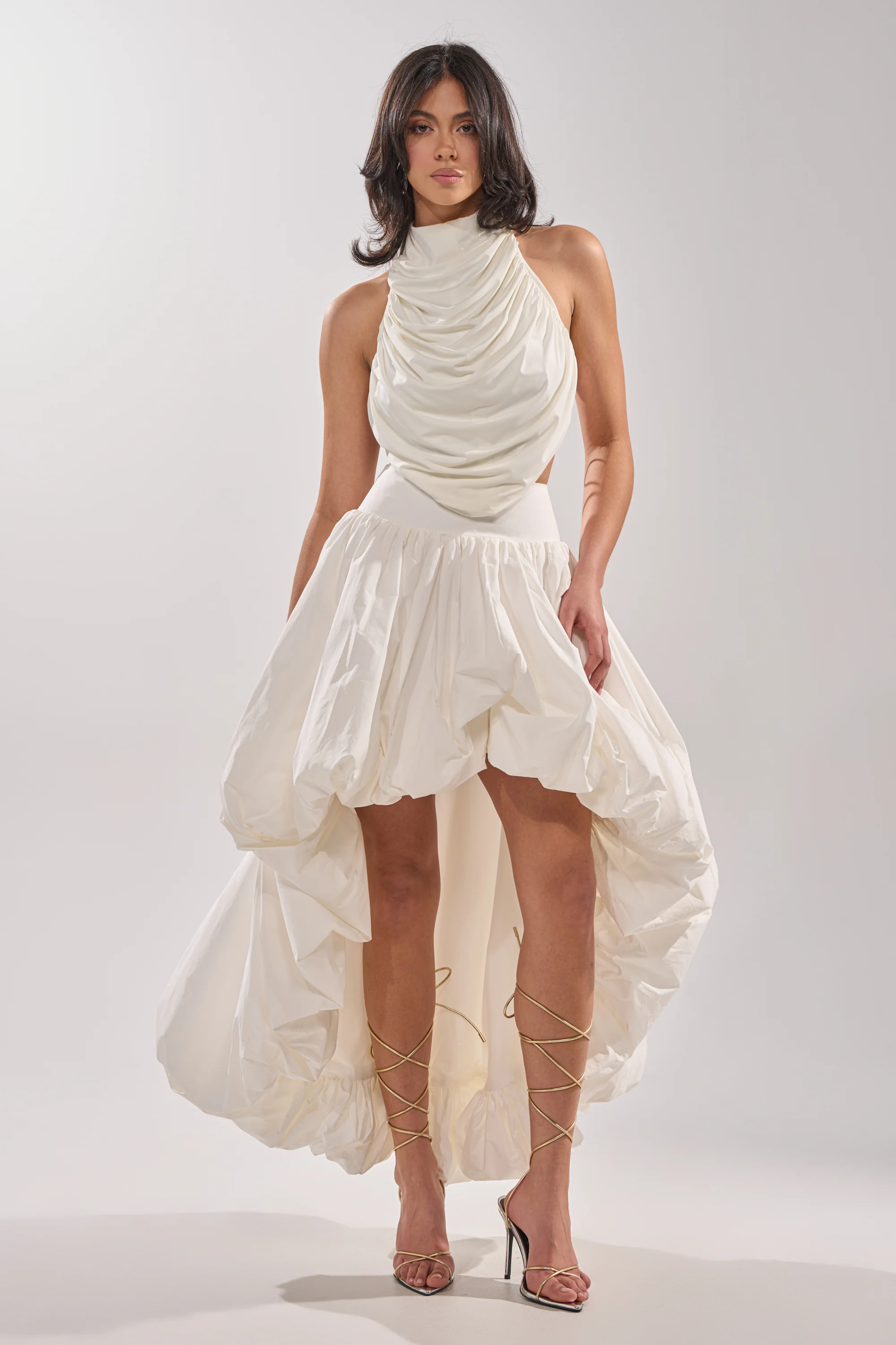 THE BIGGER THE BETTER HIGH LOW MAXI SKIRT - Image 8