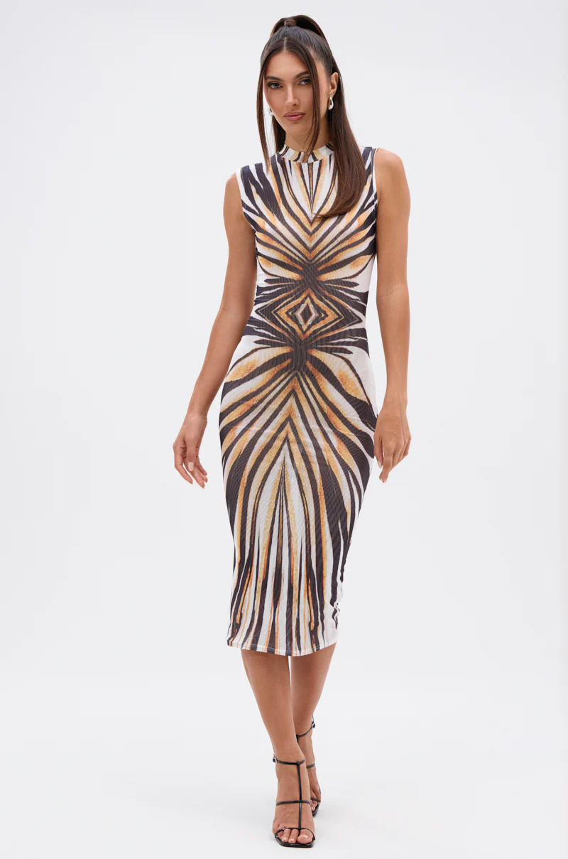 THE BOY'S ALL MINE PRINTED MIDI DRESS - Image 2
