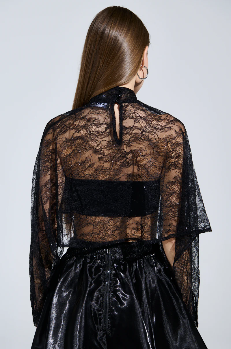 THE PERFECT LONG SLEEVE LACE BLOUSE - Image 4