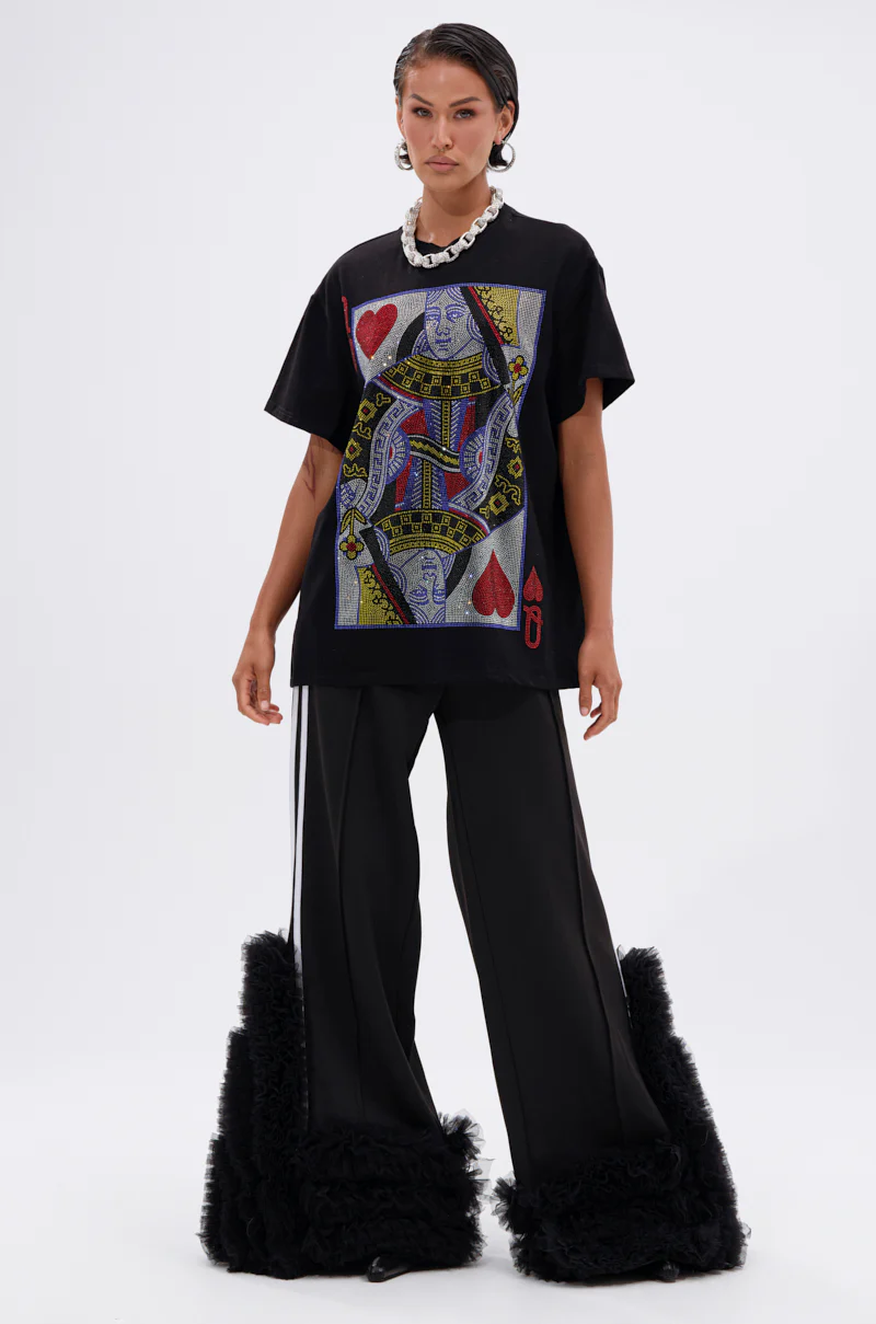 THE REAL QUEEN OF HEARTS OVERSIZED TEE - Image 7